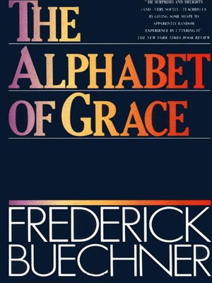 cover image of The Alphabet of Grace